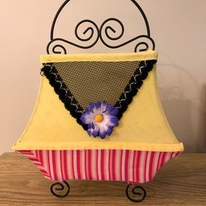 Vintage Purse Table Lamp